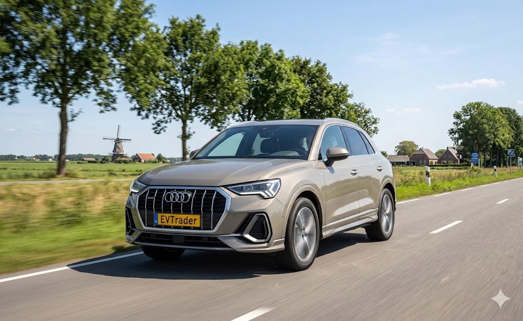 Audi Q3 e-hybrid op de weg - EVTrader® Leasing