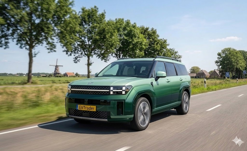 Hyundai Ioniq 9 op de weg - EVTrader® Leasing