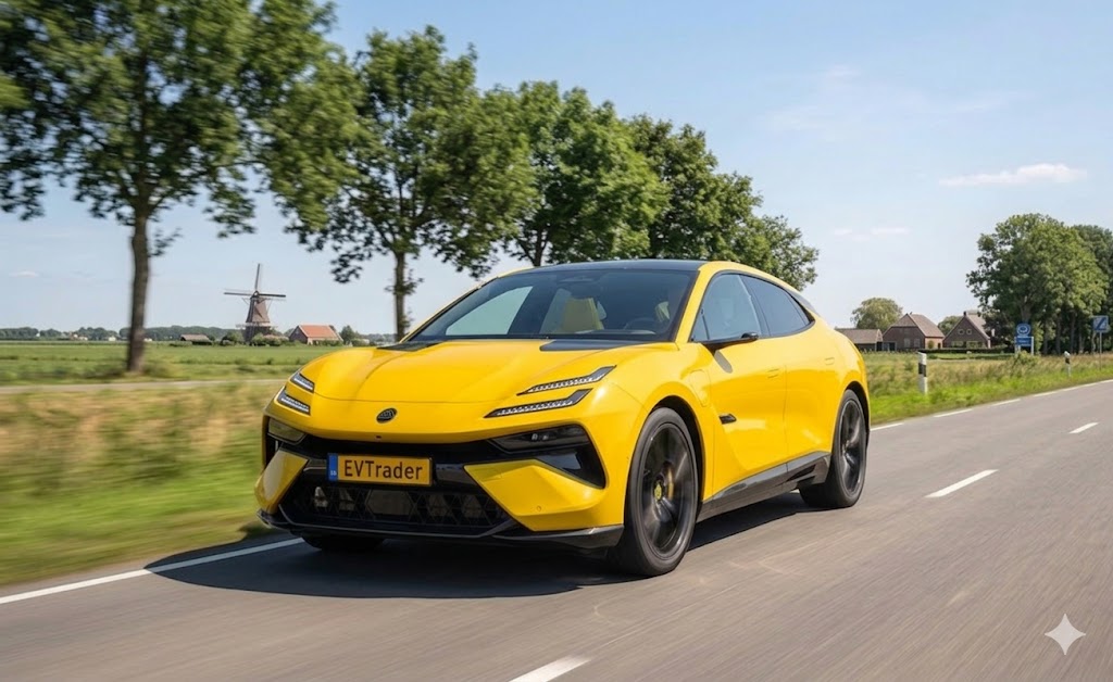 Lotus Emeya op de weg - EVTrader® Leasing