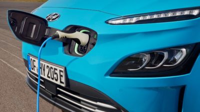 Hyundai Kona Electric - electric car charging