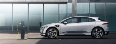 Jaguar I-Pace - electric car charging