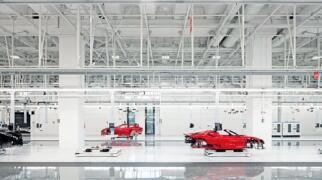 Ferrari e-building production